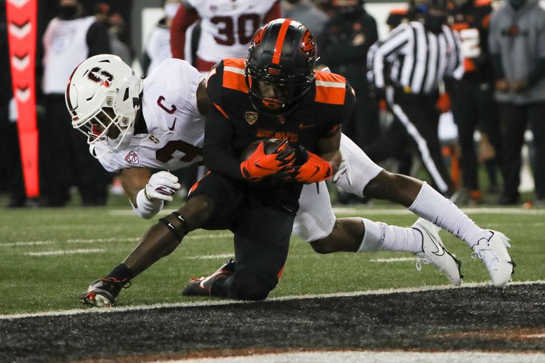 Oregon State running back Jermar Jefferson, currently in COVID-19 protocol,  could play against Stanford 