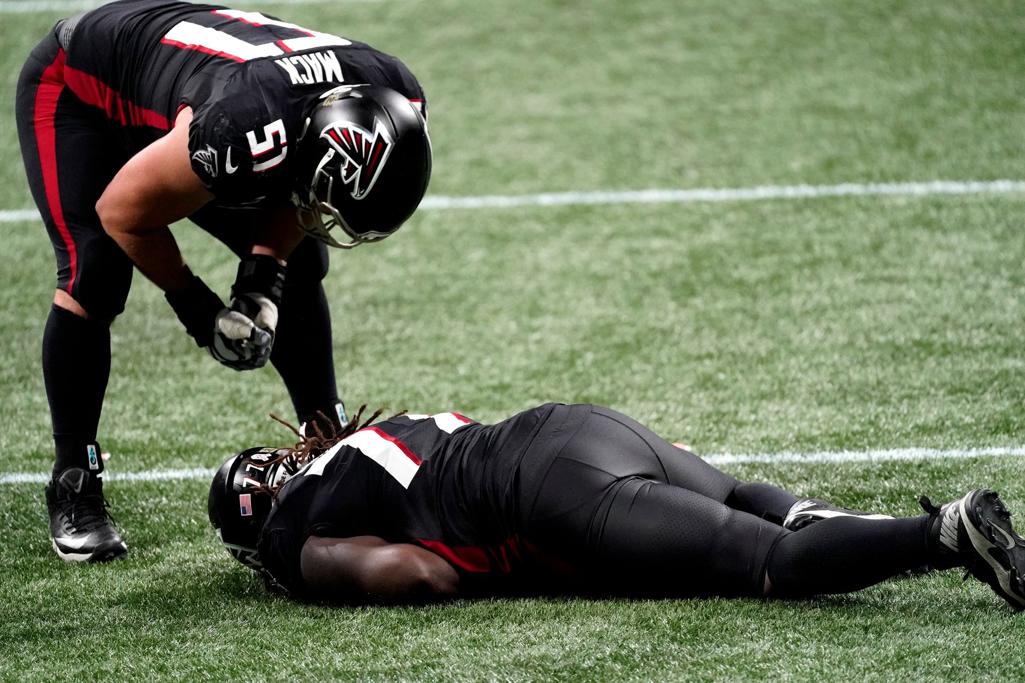 So how exactly did the Falcons knock off the Saints last week?