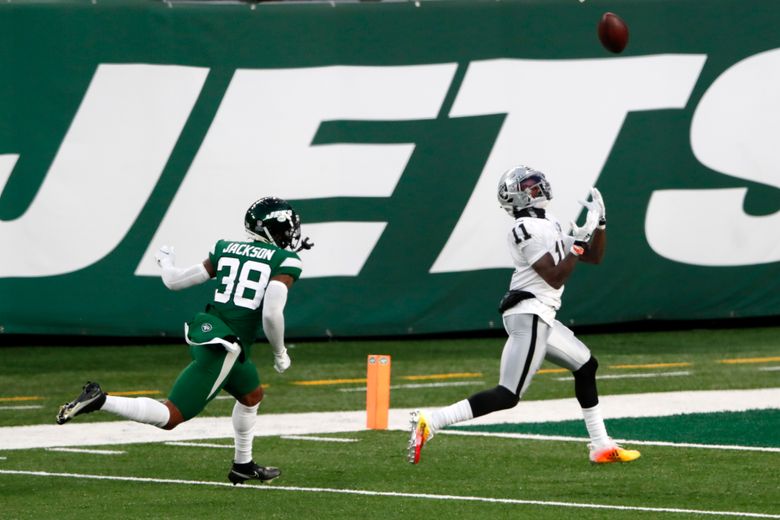 Derek Carr's TD pass with 5 seconds left lifts Raiders past Jets