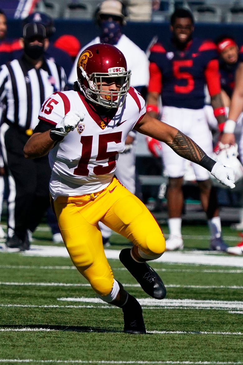 USC Trojans safety Talanoa Hufanga (15) during USC Trojans