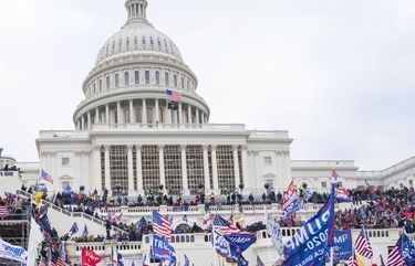 Pro-Trump mob overtakes the U.S. Capitol on Wednesday, Jan. 6, 2021.