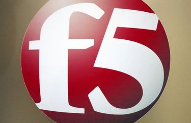 F5 Networks Inc. signage is displayed at the EMC World conference in Las Vegas, Nevada, U.S., on Tuesday, May 10, 2011. EMC Corp., the world’s biggest maker of storage computers, reported a 28 percent gain in first-quarter profit last month as companies increased spending on data centers capable of delivering tasks through the Internet. Photographer: Ronda Churchill/Bloomberg