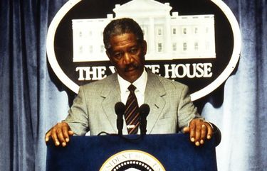 Morgan Freeman in “Deep Impact”