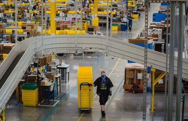Amazon presses for in-person voting for unionization election in the ...