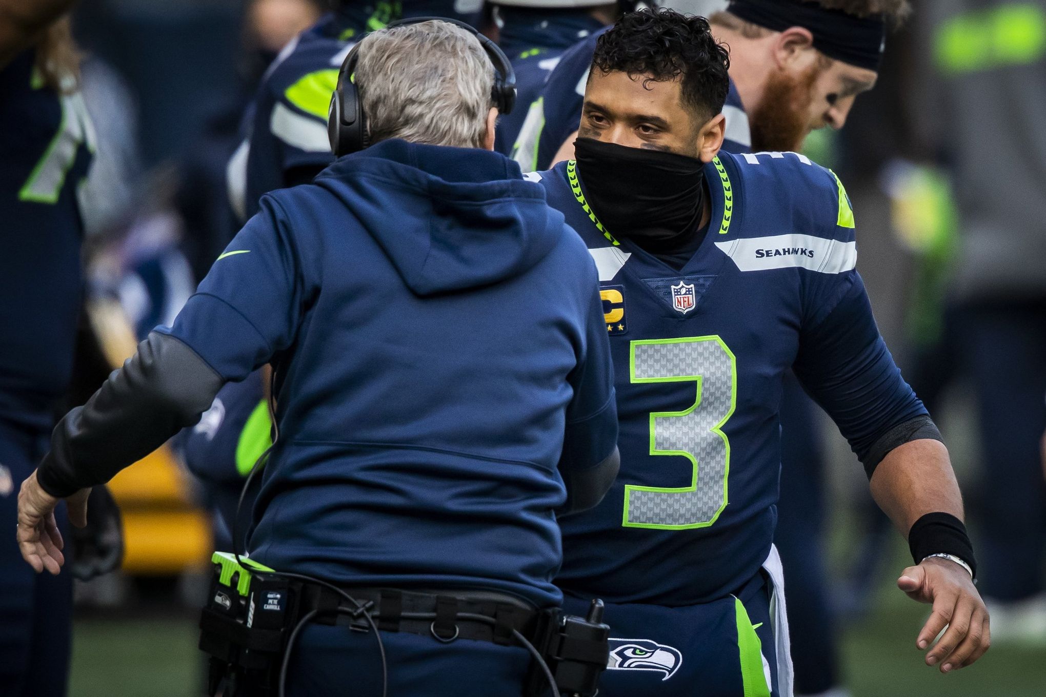 Russell Wilson, Pete Carroll divided on Seattle Seahawks' offseason  priorities