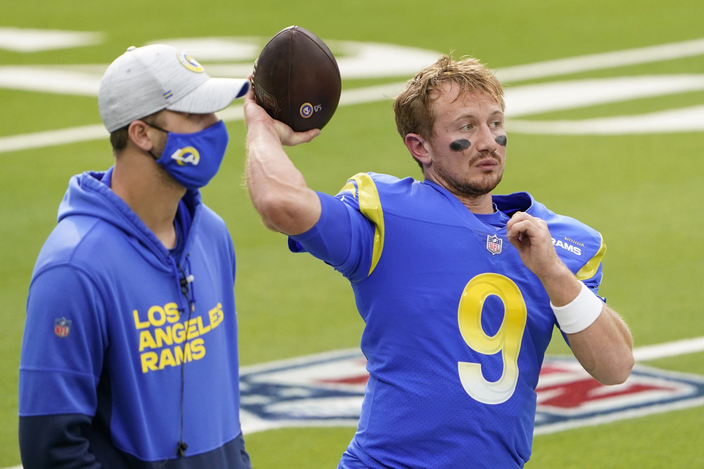 Jared Goff John Wolford Rams won t say who will start at QB