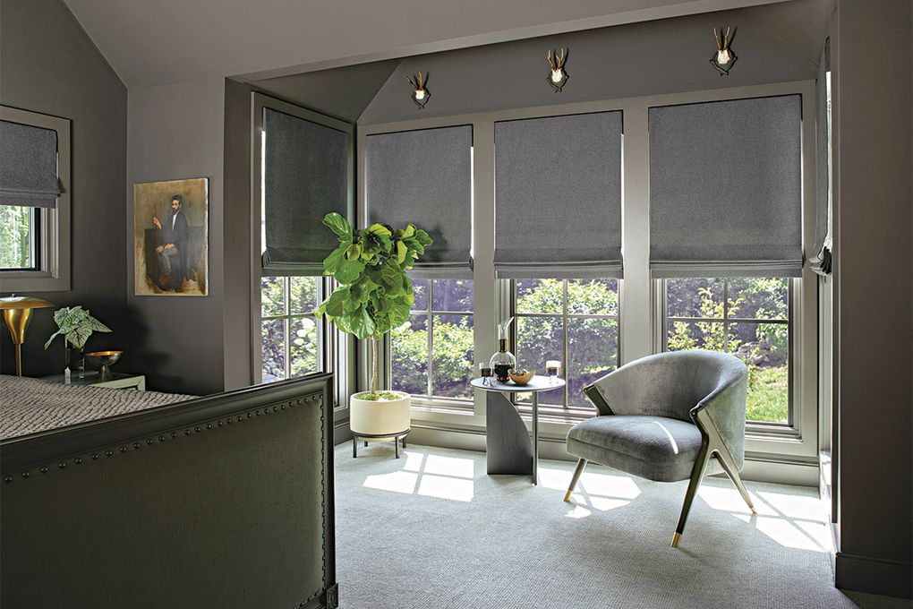 Economy Blackout Vinyl Roller Shades