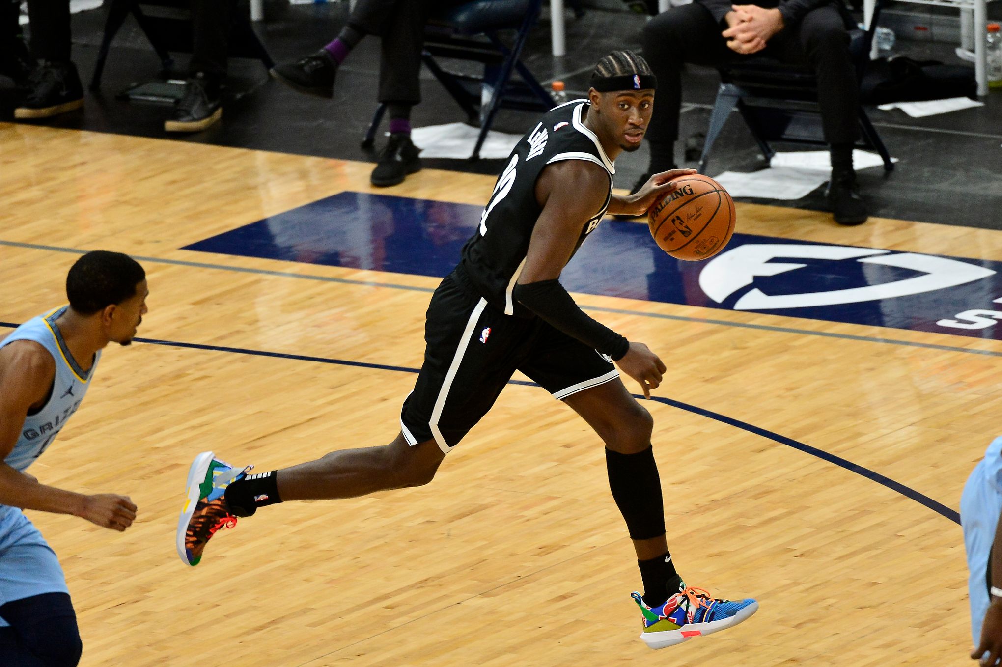 Brooks leads Grizzlies to 1st home victory 115110 over Nets The