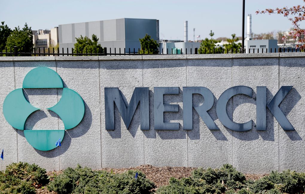 FILE- This May 1, 2018, file photo shows Merck corporate headquarters in Kenilworth, N.J. The drugmaker will stop developing two potential COVID-19 vaccines after seeing poor results in early-stage studies. The company said Monday, Jan. 25, 2021, that it will focus instead on studying two possible treatments for the virus that also have yet to be approved by regulators. (AP Photo/Seth Wenig, File)