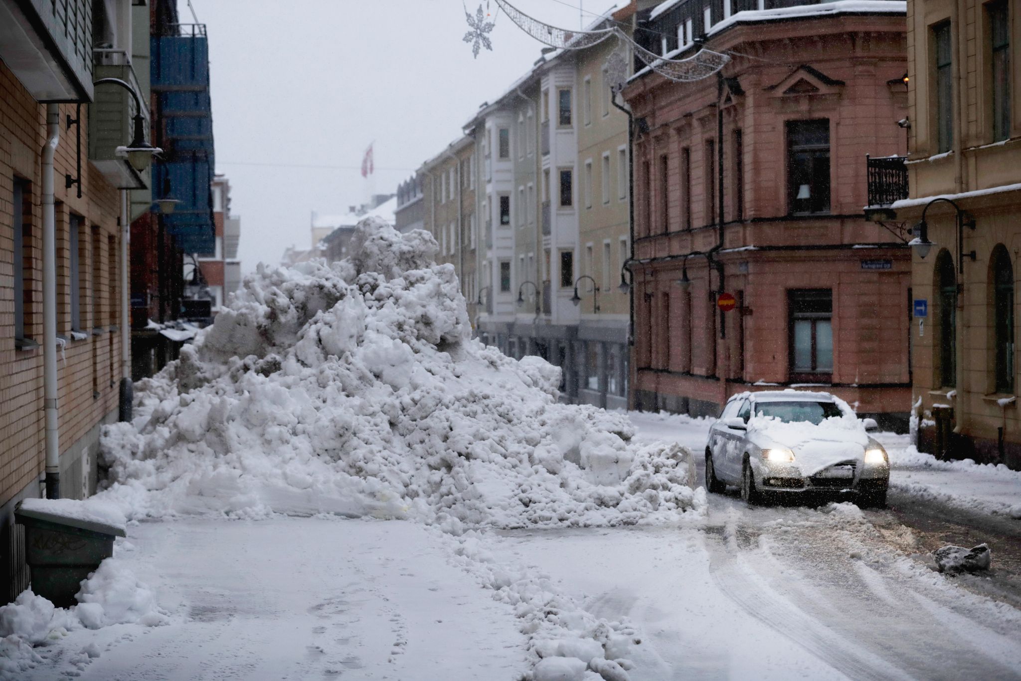 Рекордные снегопады в Санкт Петербурге 2010