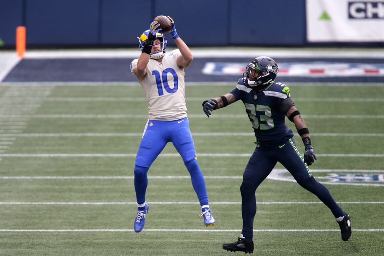 Los Angeles Rams wide receiver Cooper Kupp (10) makes a catch