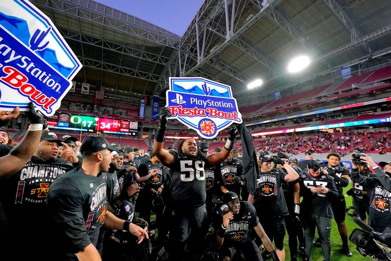 No. 12 Iowa State beats No. 25 Oregon 34-17 in Fiesta Bowl