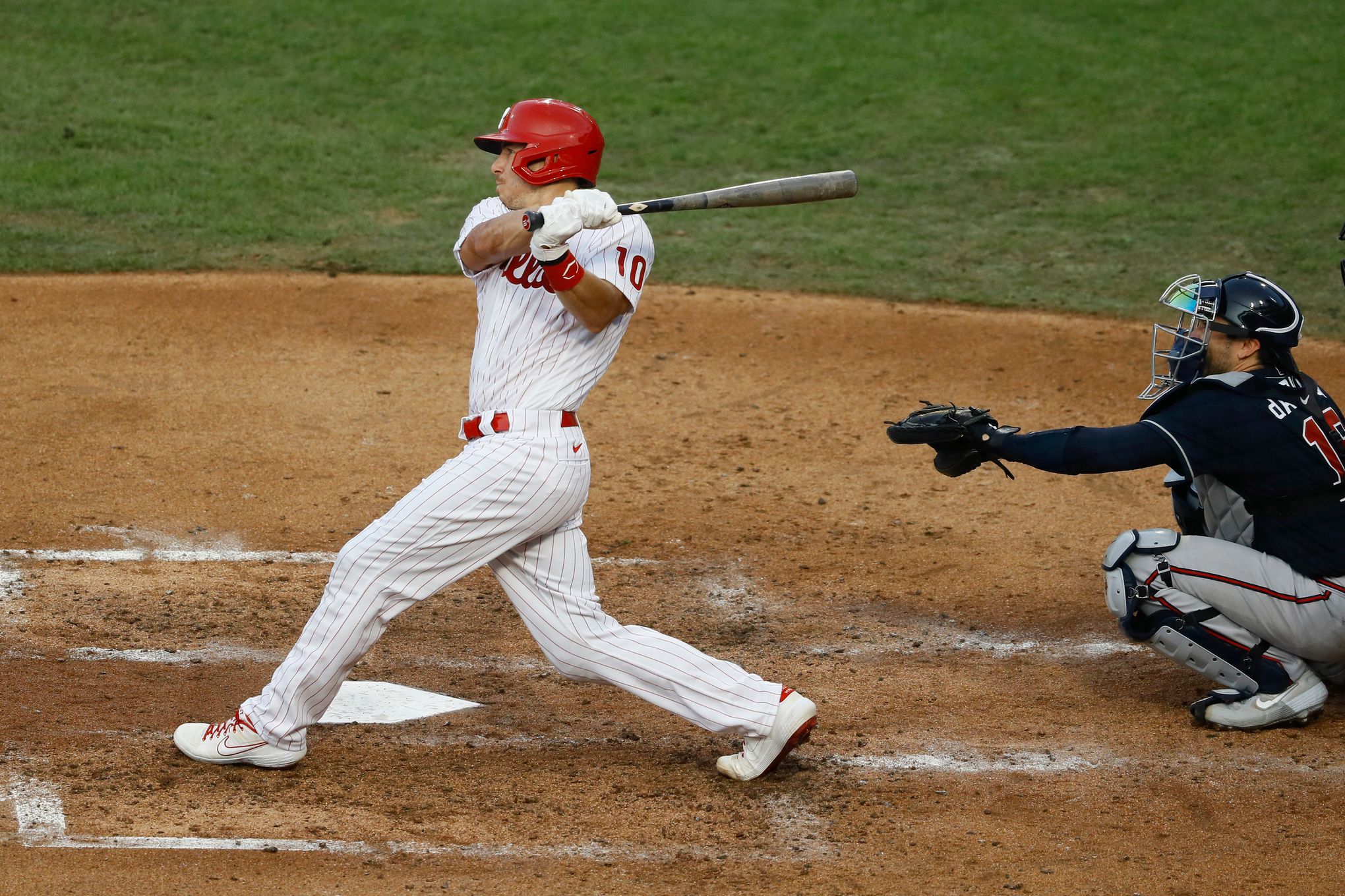 Blue Jays 9, Phillies 3: J.T. Realmuto homers, tests thumb with