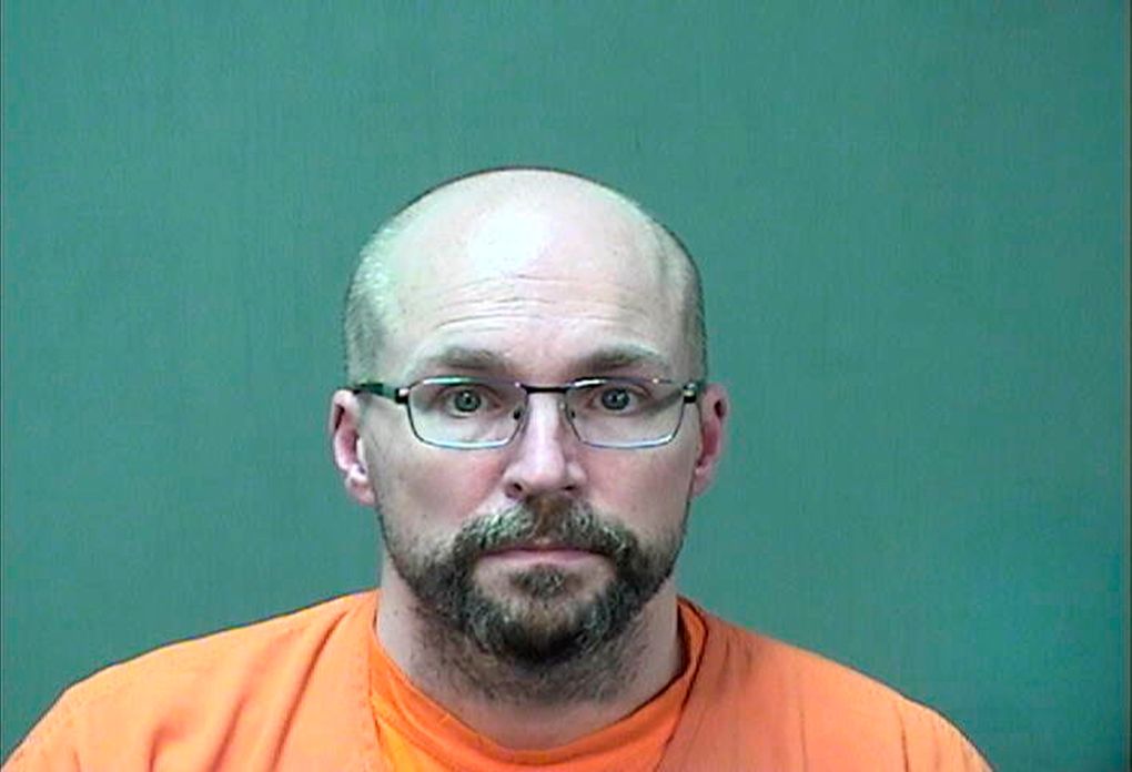 In this booking photo provided by the Ozaukee County Sheriff’s Office Monday, Jan. 4, 2021 in Port Washington, Wis. Steven Brandenburg is shown. The Wisconsin pharmacist, accused of intentionally spoiling hundreds of doses of coronavirus vaccine, convinced the world was “crashing down” told police he tried to ruin hundreds of doses of coronavirus vaccine because he felt the shots would mutate people’s DNA, according to court documents released Monday. (Ozaukee County Sheriff via AP)