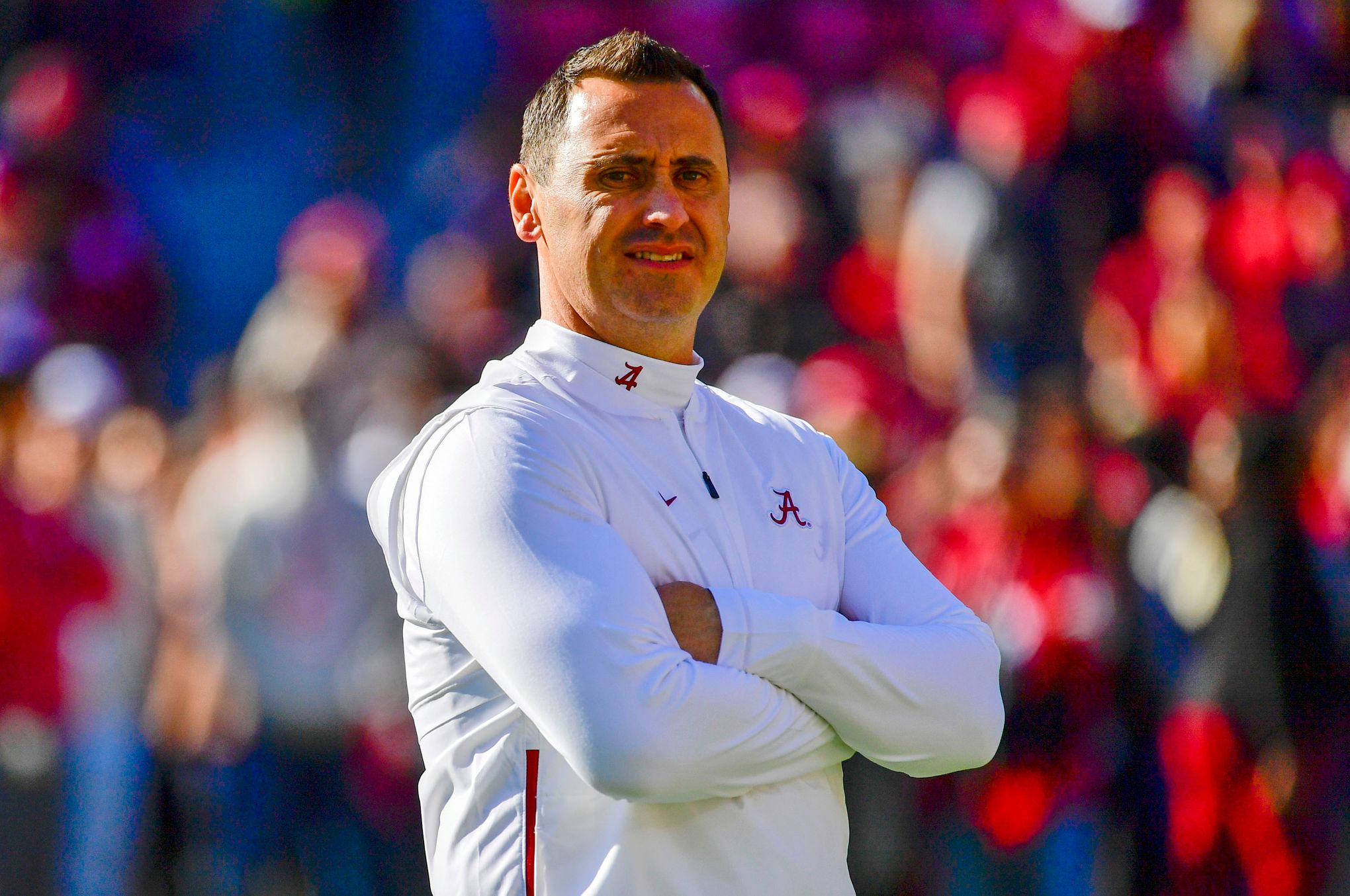 Alabama-Notre Dame football: Steve Sarkisian helps DeVonta Smith emerge