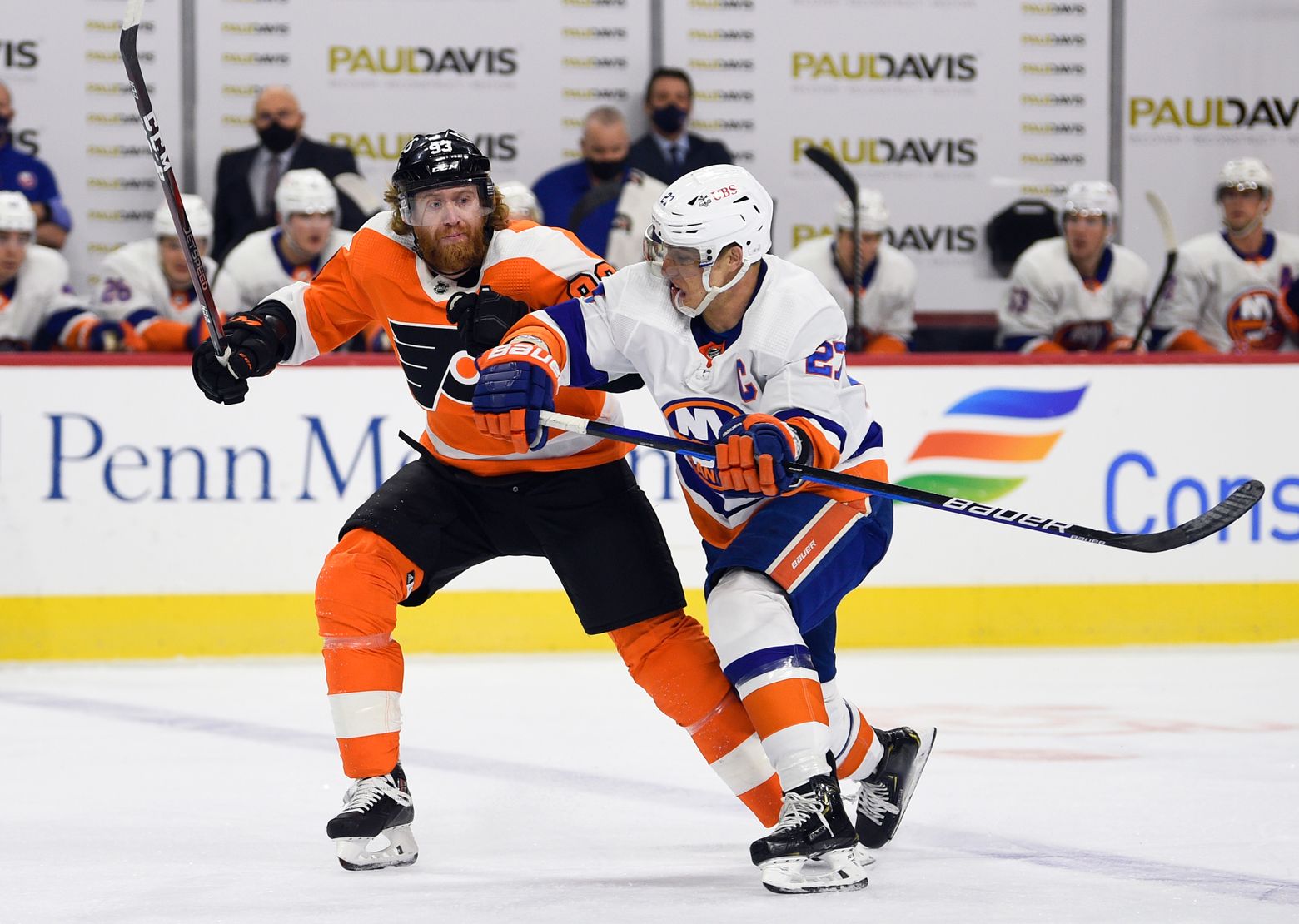 Laughton scores in OT to give Flyers 3-2 win over Islanders | The Seattle  Times