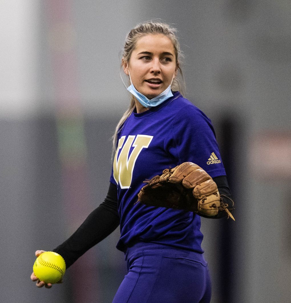 Washington All-American shortstop Sis Bates is grateful to have another season with the Huskies. (Dean Rutz / The Seattle Times)