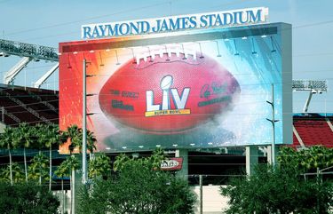 Preparations were underway for Super Bowl 55 Wednesday at Raymond James Stadium. The NFL’s championship game is scheduled to be played on Feb. 7. It will mark the fifth time Tampa has hosted the Super Bowl. 6625729W 6625729W
