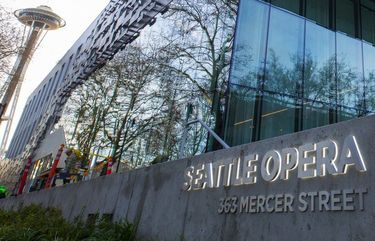 Exterior shot of Seattle Opera’s new headquarters, located at 363 Mercer St. in Seattle, which will have its grand opening Saturday, Dec. 15. Shot Monday, December 10, 2018.  The new $60 million building has 105,000 square feet of space.
 208657 208657