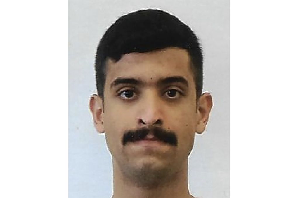 Mohammed al-Shamrani shot and killed three U.S. sailors and wounded 13 others on Dec. 6, 2019, at Naval Air Station Pensacola. Victims and their families are suing Saudi Arabia, claiming the kingdom knew the gunman had been radicalized and that it could have prevented the killings. (FBI via The Associated Press)