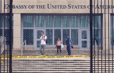 The Embassy of the United States of America in Cuba. The CIA has set up a task force to advance the investigation into the attacks on American diplomats in Cuba starting in 2017. (Emily Michot/Miami Herald/TNS) 9683751W 9683751W