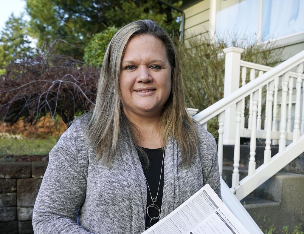 Washington state Rep. Tarra Simmons, D-Bremerton, shown in December 2020, introduced House Bill 1078, which would restore voting rights for all felons not in prison. (AP Photo / Ted S. Warren, File)