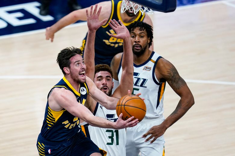 Jazz Guard Donovan Mitchell Hits Three Early Triples Against Pacers