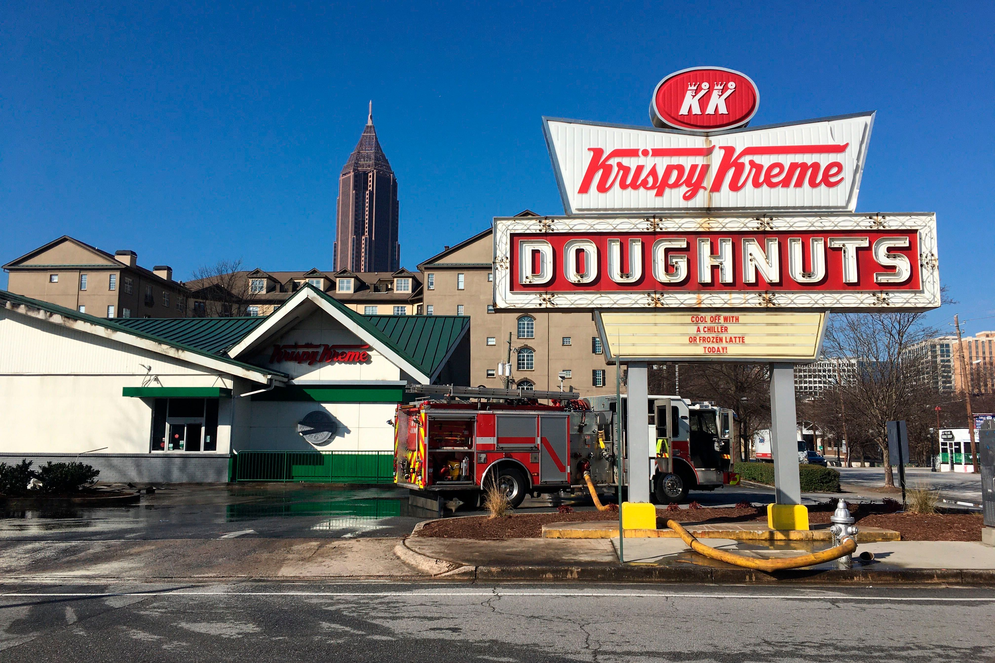 Shaq’s Historic Atlanta Krispy Kreme Damaged By Raging Fire | The ...