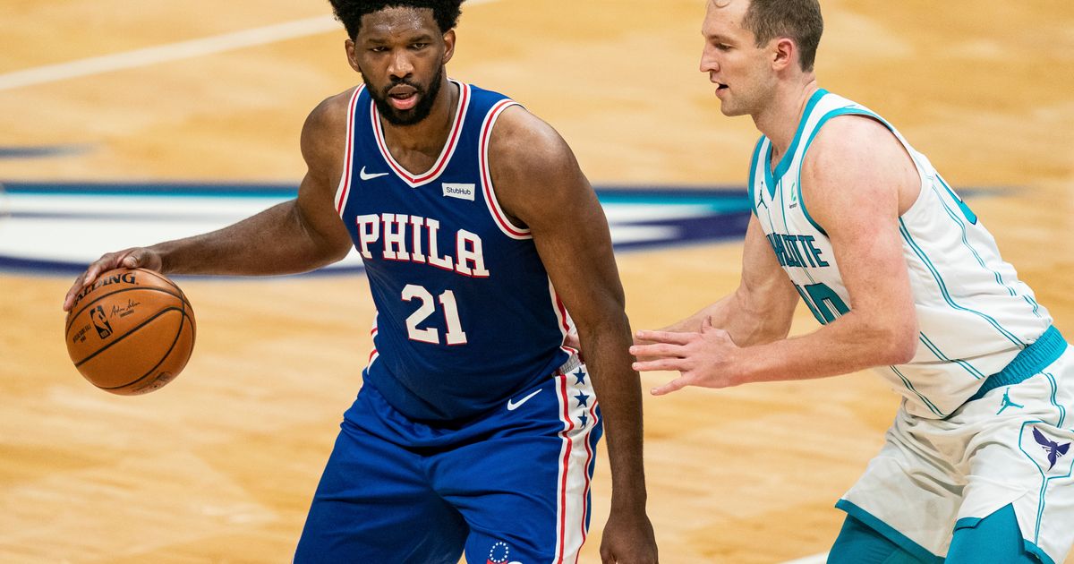 Embiid drops 34 as 76ers continue dominance of Hornets
