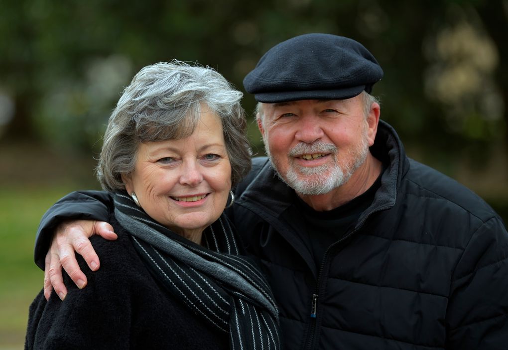 Betty Conner, left, and Peter Nickless. Betty had known Peter nearly all her life. But it took a virus, and half a century, for her to recognize: She wanted to be with him. (John McDonnell / Washington Post).