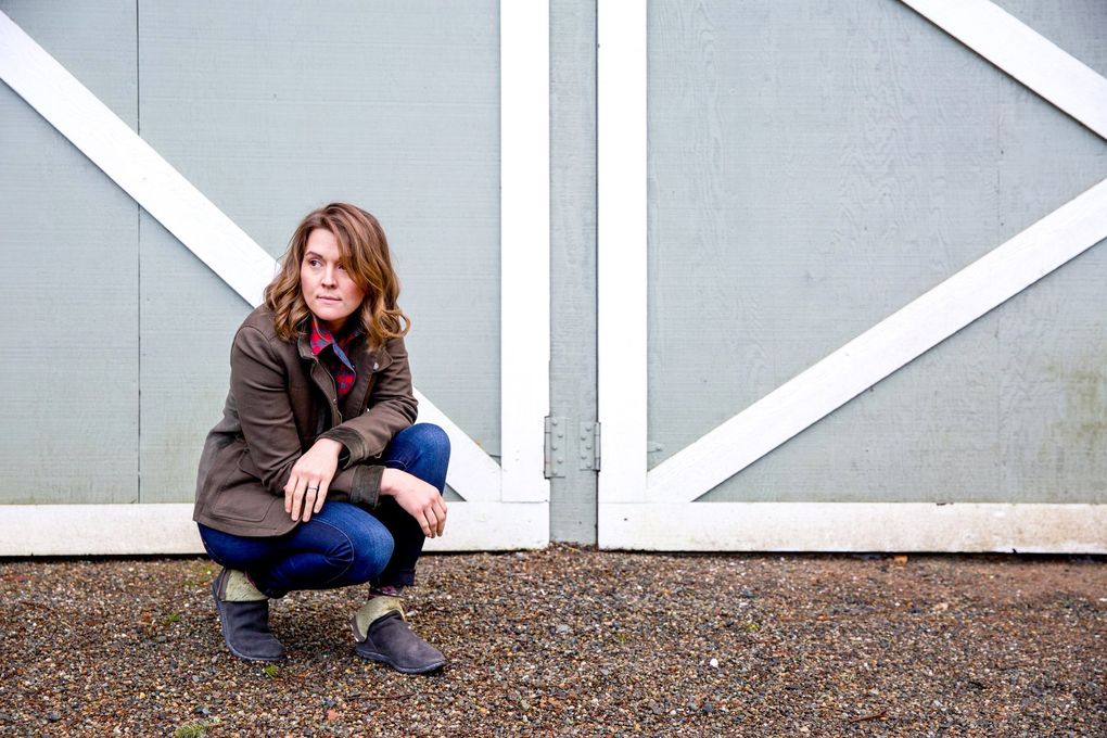 Brandi Carlile at her home in rural Maple Valley in 2018. (Courtney Pedroza / The Seattle Times)