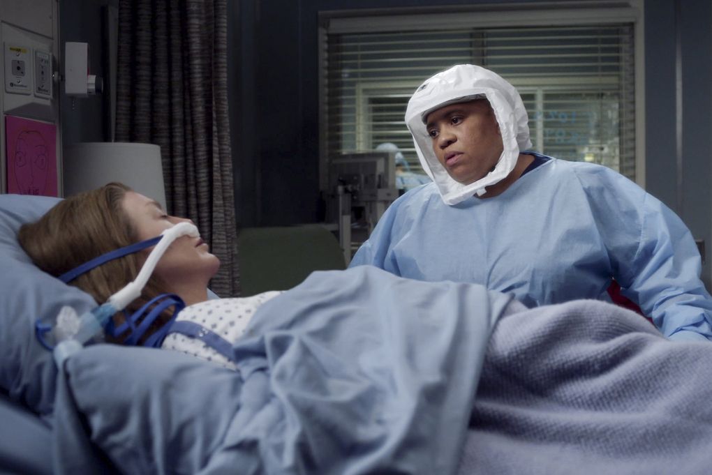 Chandra Wilson portrays Dr. Miranda Bailey on “Grey’s Anatomy,” which is set in Seattle. Season 17 returns to ABC on March 11. (ABC)
