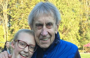 Michael Dederer with granddaughter Lolo Dederer, 2018. His family loved how Dederer took a strong interest in their lives, interests and activities. (Photo courtesy of the family)