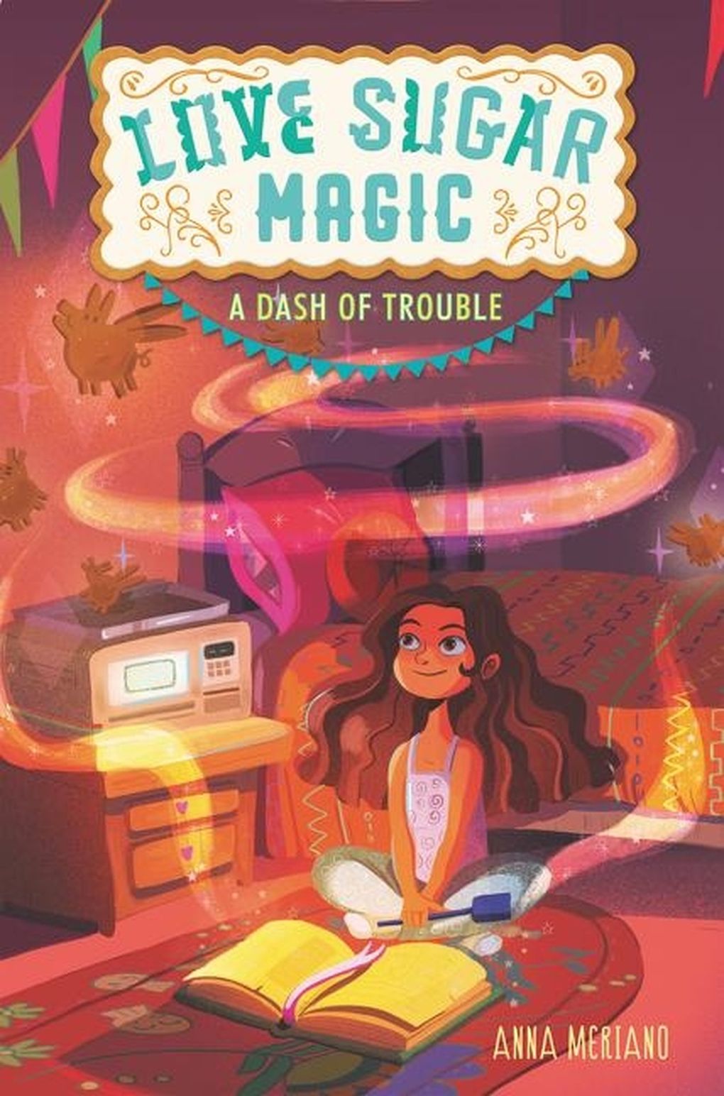 The “Love Sugar Magic” book series follows a girl who comes from a family of witches, or brujas — and teaches a little Spanish along the way. (HarperCollins)