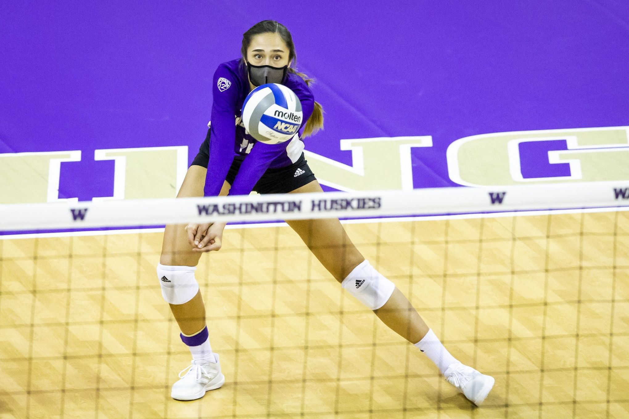 Shannon Crenshaw isn't your average libero, but has been a big boost for  UW's surging volleyball team