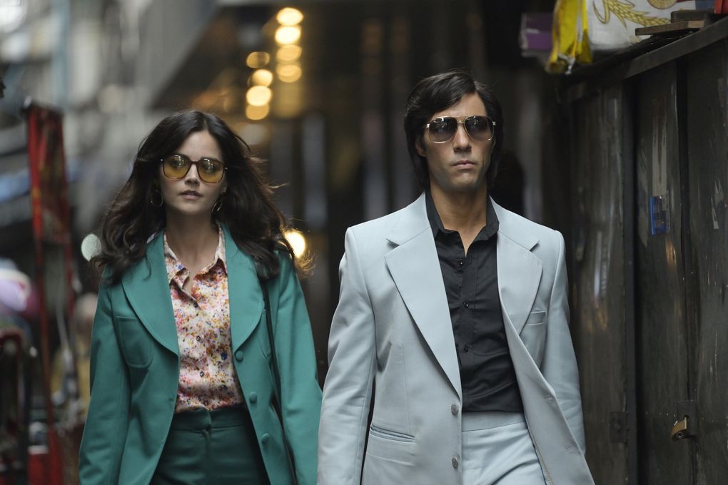 ‘The Serpent,” with Jenna Colman and Tahar Rahim, follows the trail of a serial killer in the 1970s. (Netflix)