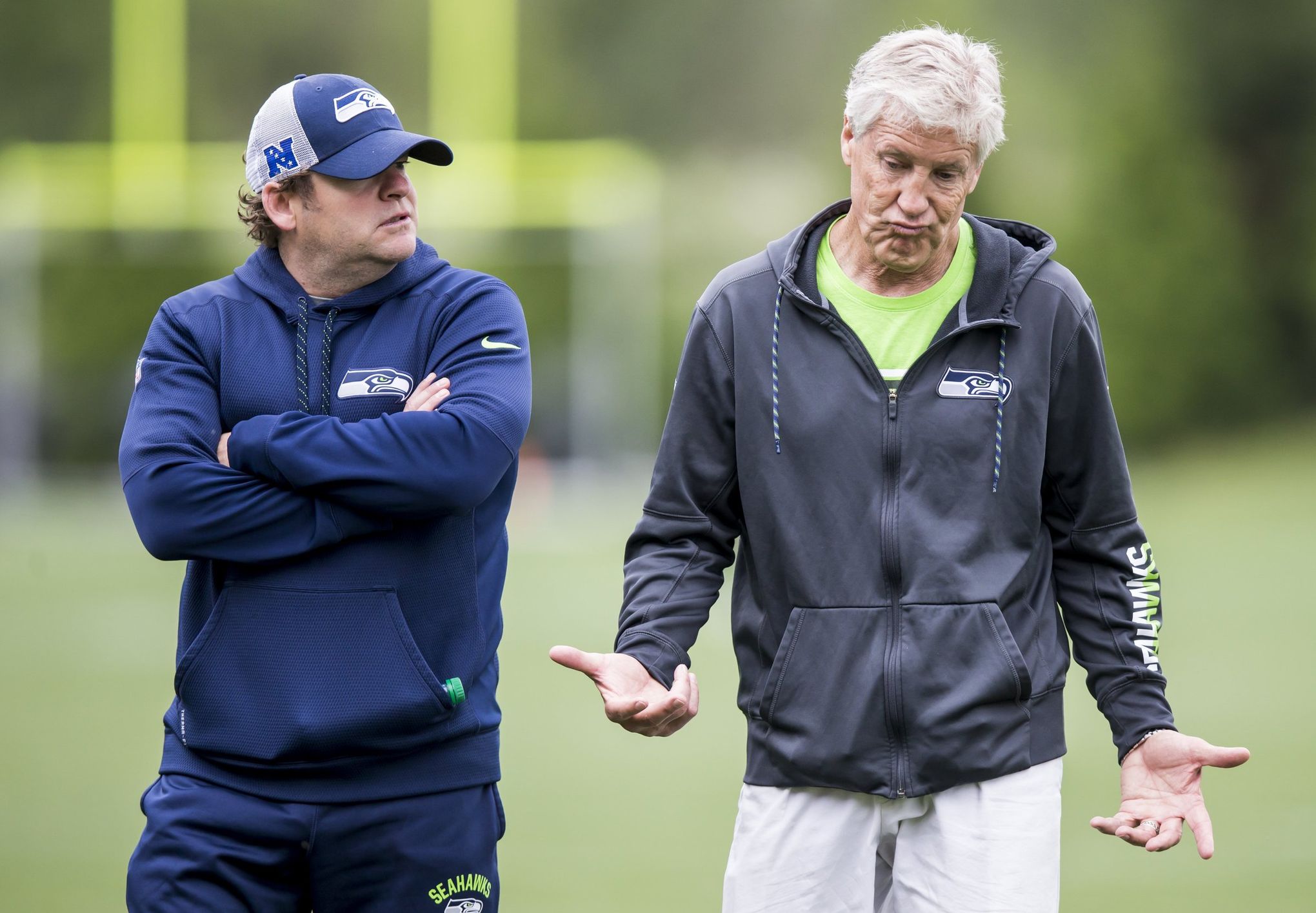 Pete Carroll fouls off questions about Russell Wilson's baseball plans -  NBC Sports