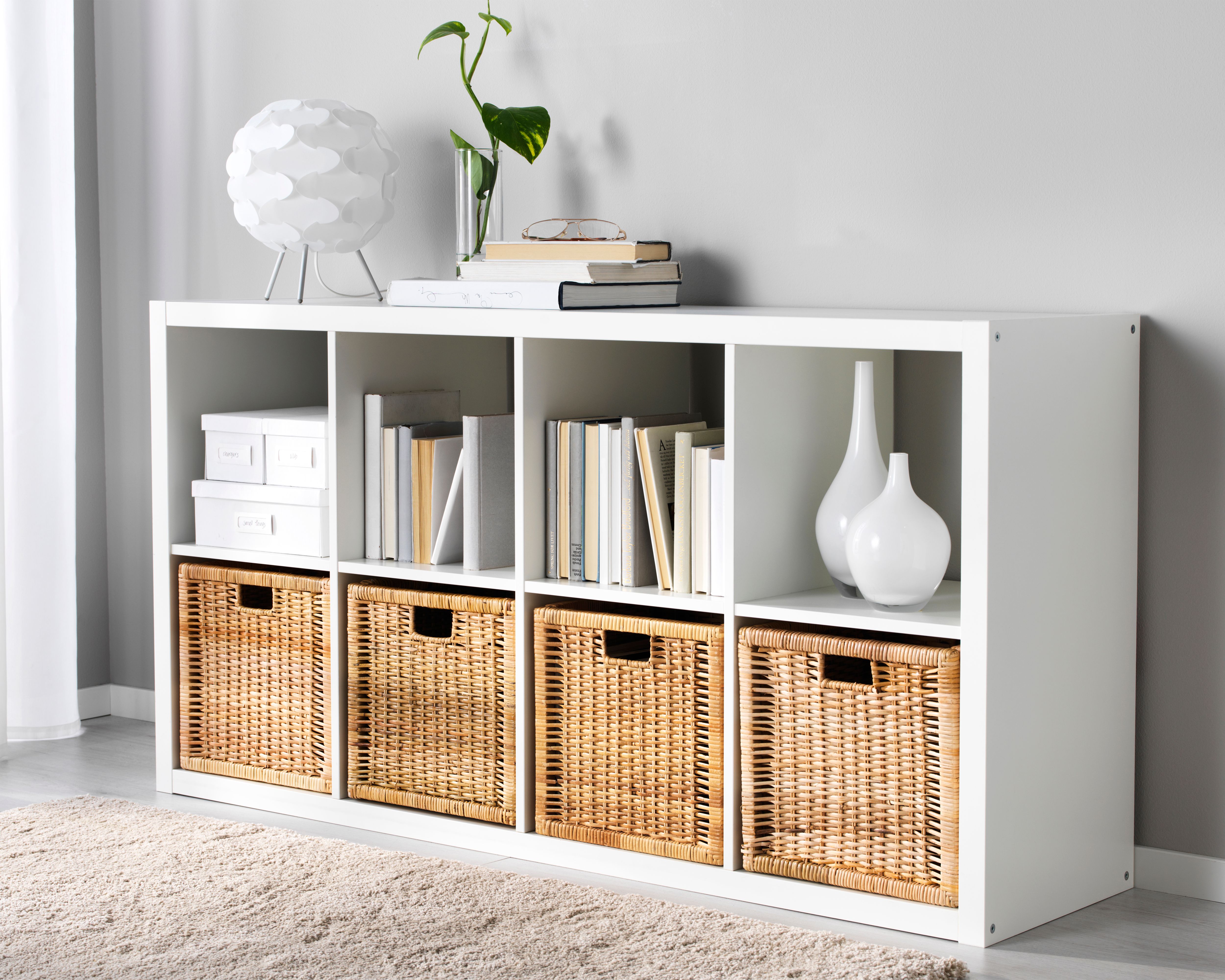 Conway mixed material 4 best sale shelf bookcase