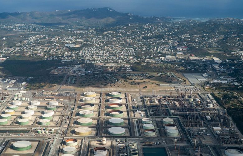 The Limetree Bay refinery. MUST CREDIT: Washington Post photo by Salwan Georges