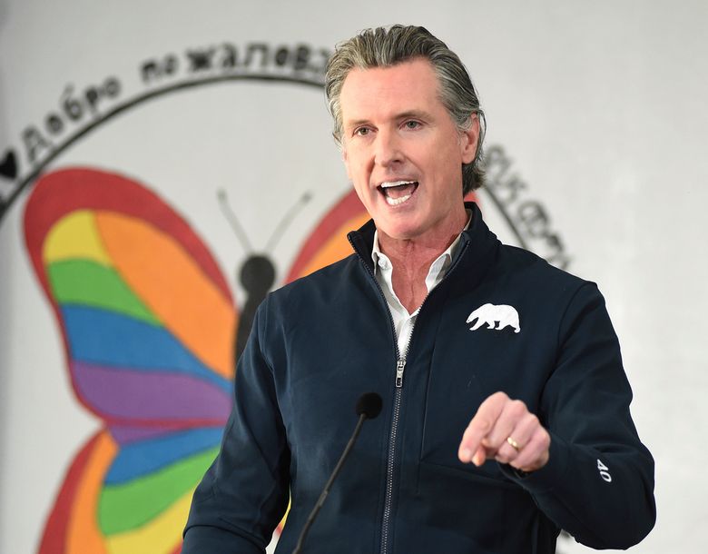 California recall threat puts pressure on Newsom speech | The Seattle Times