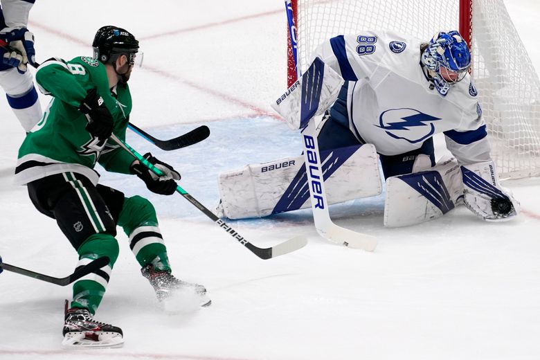 Vasilevskiy 3rd straight shutout as Lightning top Stars 2-0 - The San Diego  Union-Tribune