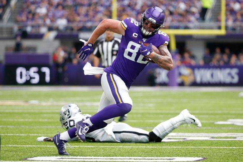 Vikings cut TE Kyle Rudolph after 10 years for cap savings