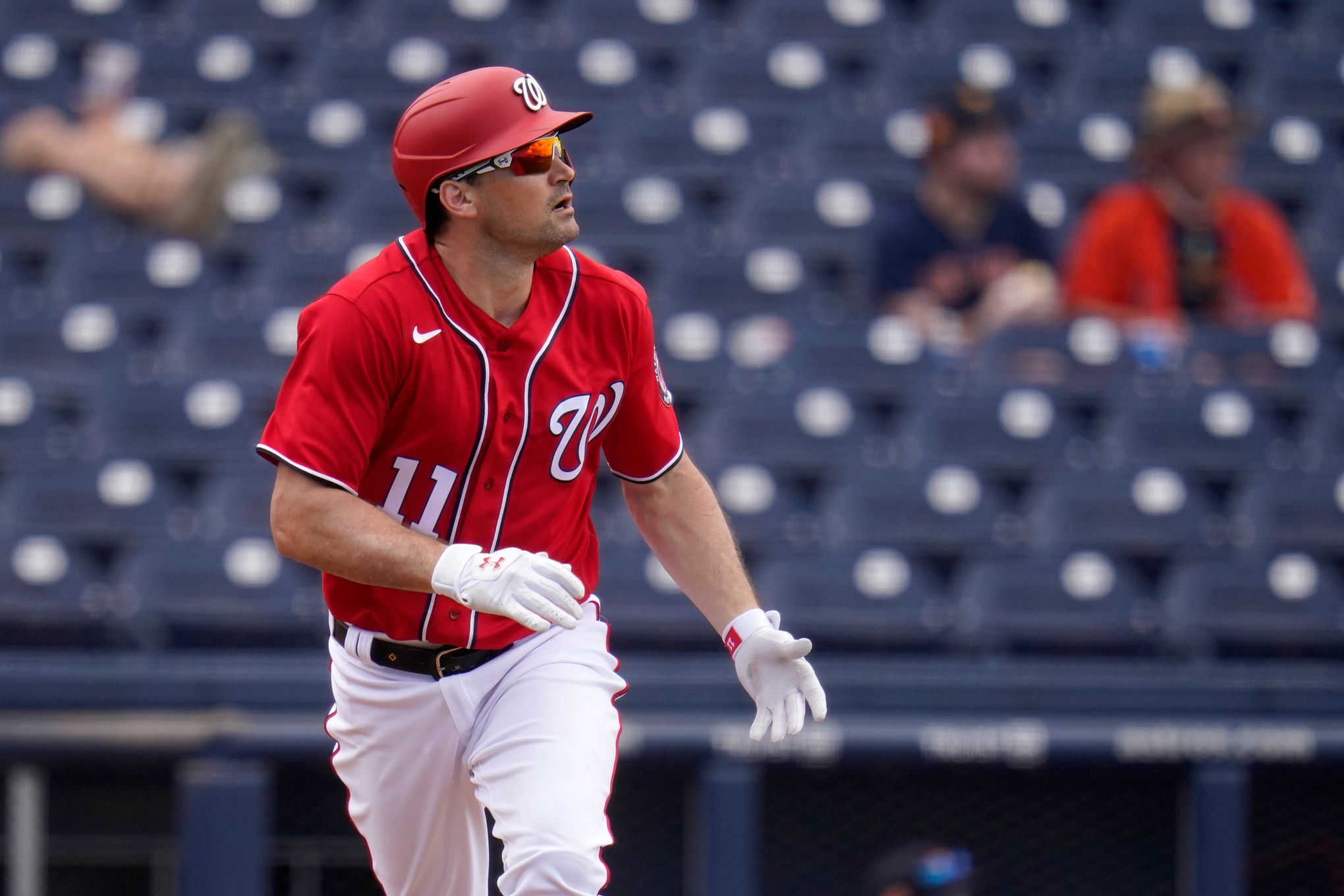 Washington Nationals' first baseman Ryan Zimmerman opens his home