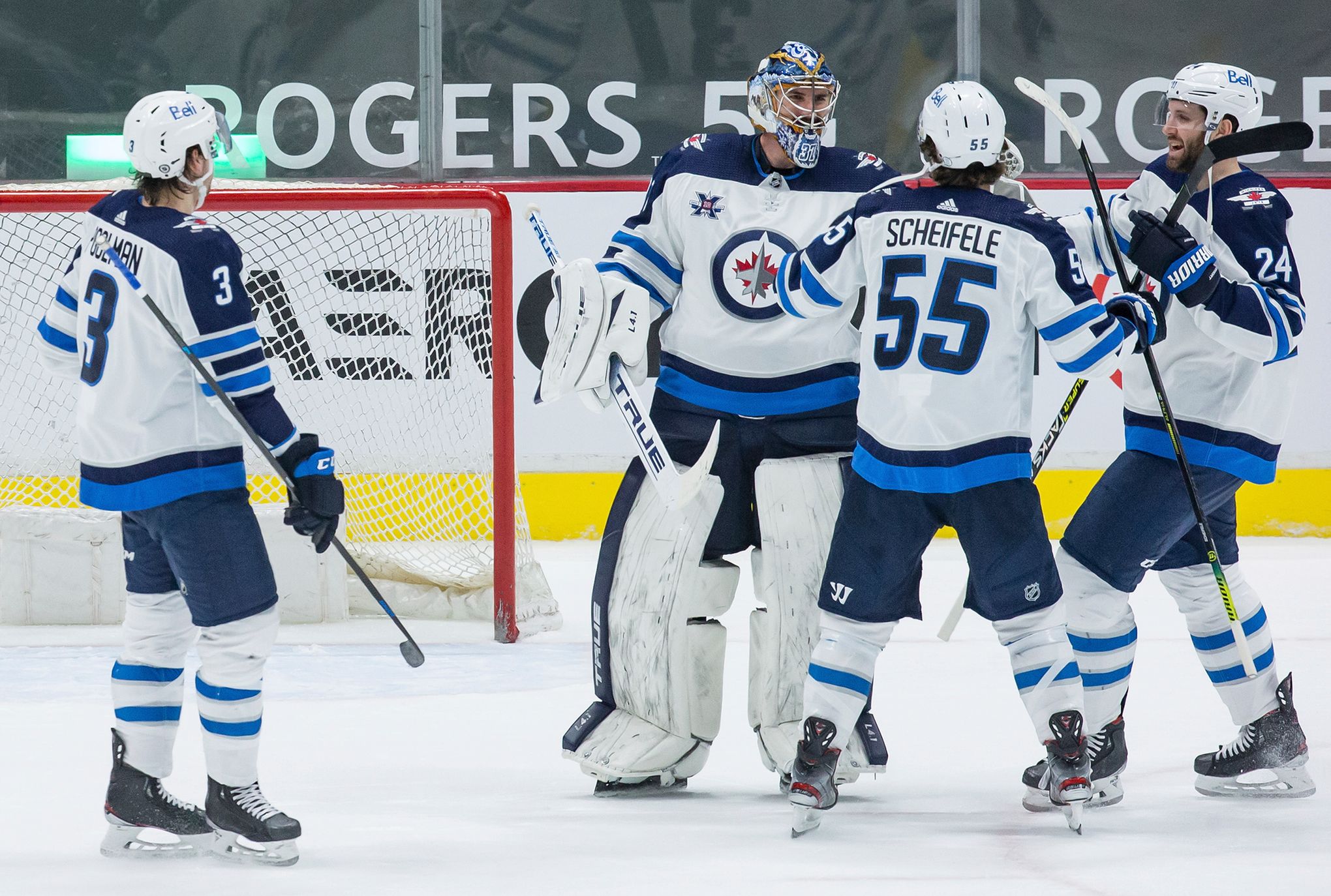 Adam Lowry, Blake Wheeler lead Jets to Game 1 win over Golden