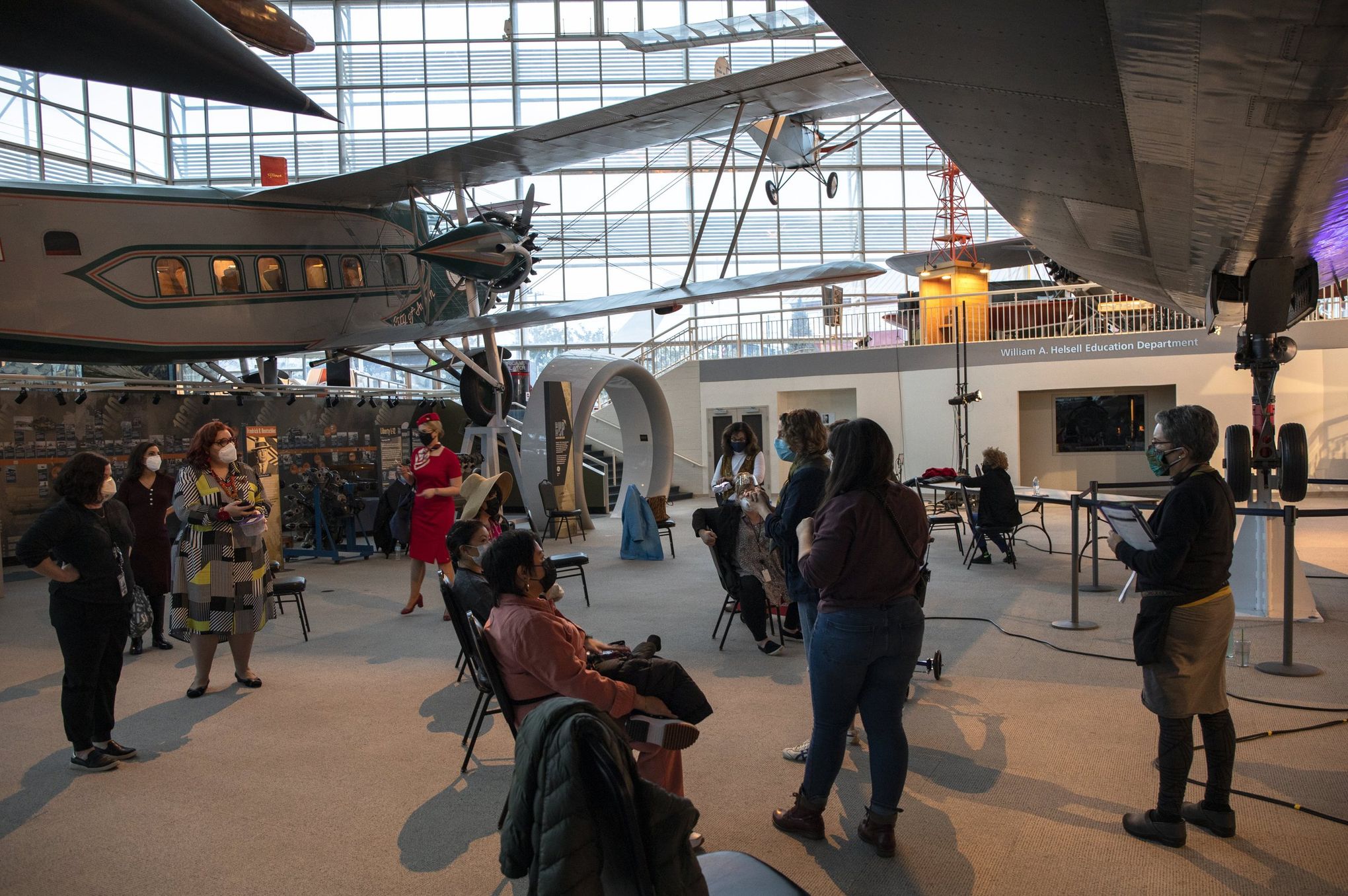 How Seattle Opera came to film its newest production at the Museum of Flight
