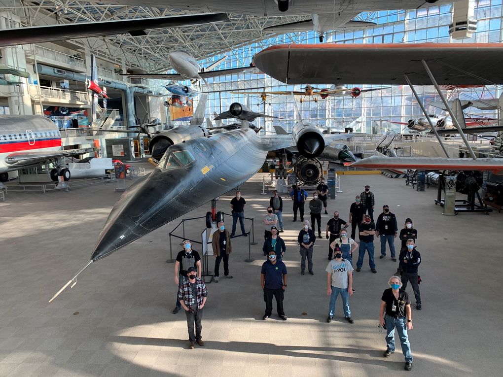 IATSE Local 15 members came together for a rare opportunity to work on the production of Seattle Opera’s “Flight.” (Martin Cunningham)