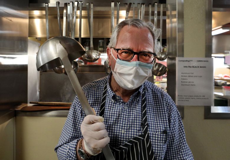 Seattle restauranteur Mick McHugh, former F.X. McRory’s owner, knows his way around a kitchen-and a hockey rink.  He’s been hired by the Kraken to run its Northgate restaurant.    



Friday April 16, 2021 (Alan Berner / The Seattle Times)