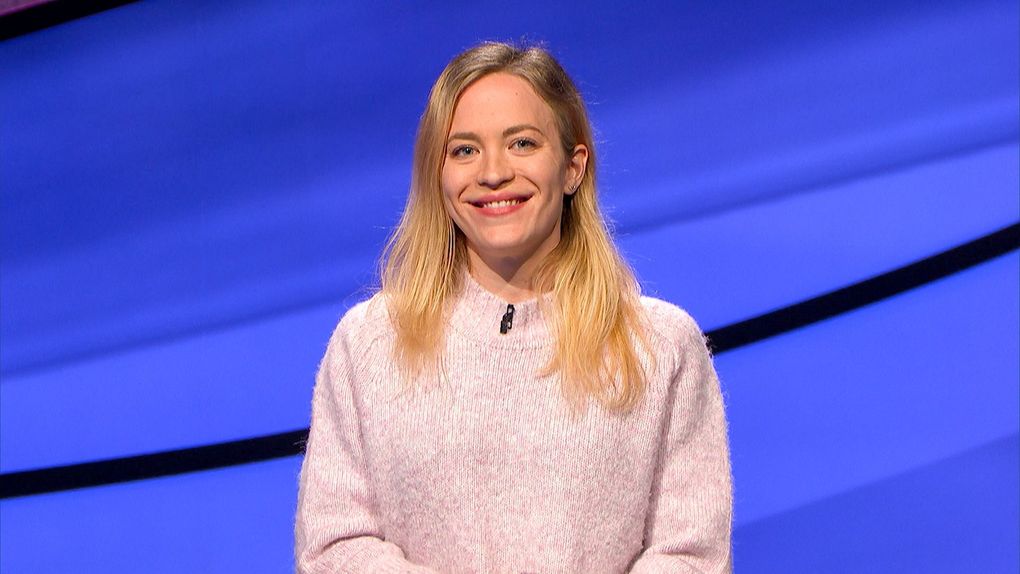 Seattle’s Leah Caglio appeared on “Jeopardy!” on Wednesday, April 28. The self-confessed trivia nerd won $17,500. (Courtesy Jeopardy Productions, Inc.)