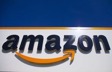 FILE – In this April 16, 2020, file photo, the Amazon logo is displayed in Douai, northern France. Amazonâ€™s pandemic boom isnâ€™t showing signs of slowing down. The company said Thursday, April 29, 2021, that its first-quarter profit more than tripled from a year ago, fueled by the growth of online shopping. It also posted revenue of more than $100 billion, the second quarter in row that the company has passed that milestone. (AP Photo/Michel Spingler, File) NYDD202 NYDD202