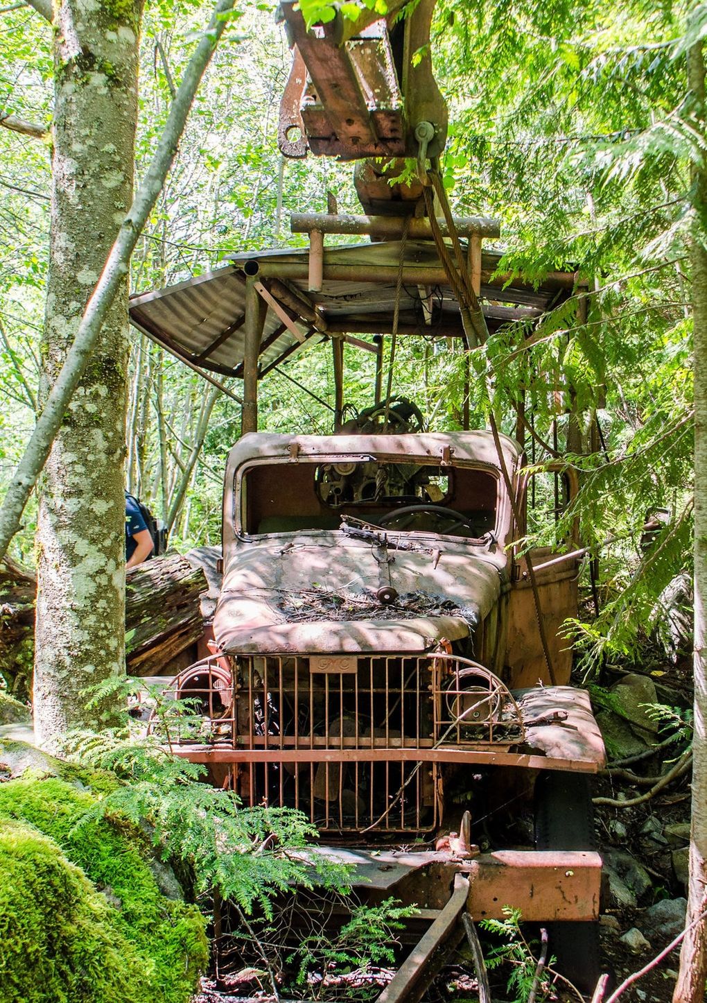 Dirty Harry’s Peak is named after Harry Gault, who once ran a logging outfit in this area of mountain near Snoqualmie Pass. It takes some effort, but you can pay a visit to his rusted-out old truck. (Nathan Barnes)